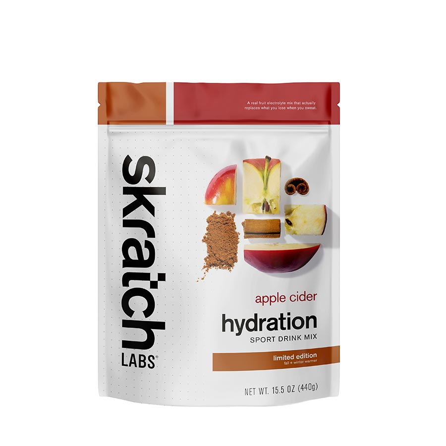 Skratch Labs, Seasonal Sport Hydration, Drink Mix, Apple Cider, Pouch, 20 servings